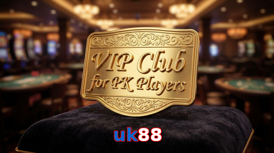 Main screen of Uk88 vip page for PK players